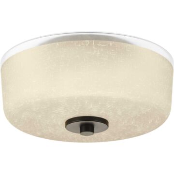 Alexa 2-Light Flush Mount in Antique Bronze