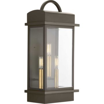 Santee 3-Light Large Wall Lantern in Antique Bronze