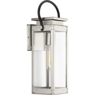 Union Square 1-Light Wall Lantern in Stainless Steel