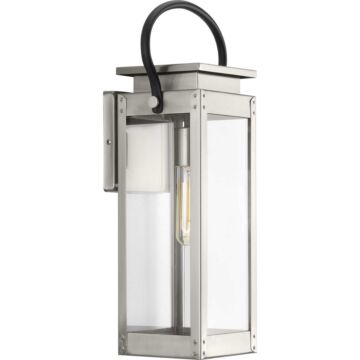 Union Square 1-Light Wall Lantern in Stainless Steel