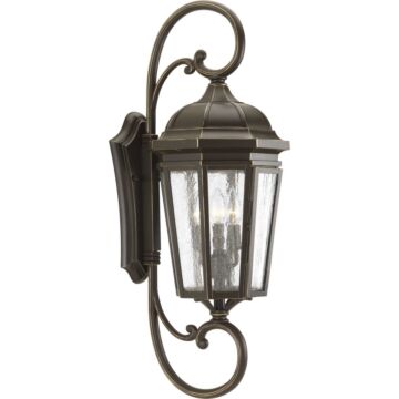 Verdae 3-Light Large Wall Lantern in Antique Bronze