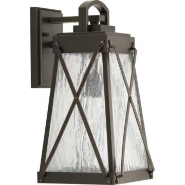 Creighton 1-Light Wall Lantern in Antique Bronze