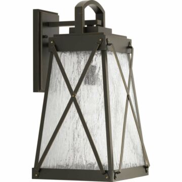 Creighton 1-Light Wall Lantern in Antique Bronze