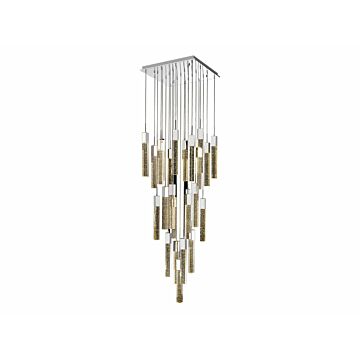 The Original Glacier LED Pendant in Polished Chrome by Avenue Lighting