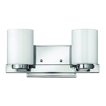 Miley 2-Light LED Bathroom Vanity Light in Chrome
