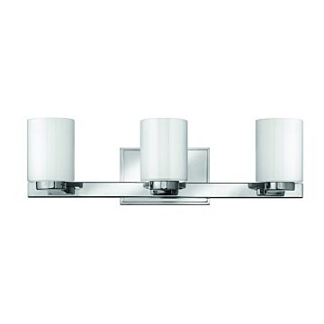 Miley 3-Light LED Bathroom Vanity Light in Chrome