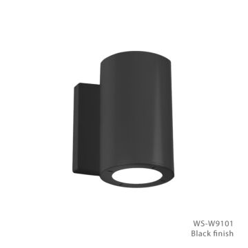 Vessel LED Outdoor Wall Sconce in Black by Modern Forms
