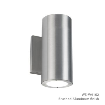 Vessel LED Outdoor Wall Sconce in Brushed Aluminum by Modern Forms