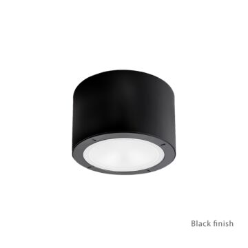 Vessel LED Outdoor Flush Mount in Black by Modern Forms