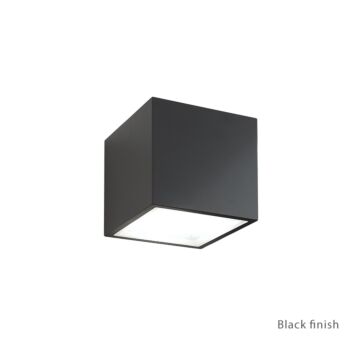 Bloc LED Outdoor Wall Sconce in Black by Modern Forms