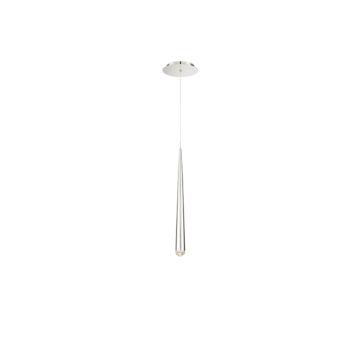 Cascade LED Mini Pendant in Polished Nickel by Modern Forms