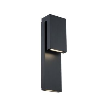 Double Down LED Outdoor Wall Sconce in Black by Modern Forms