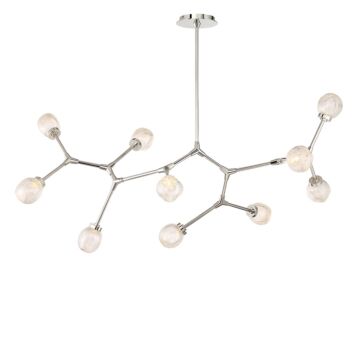 Catalyst LED Linear Pendant in Polished Nickel by Modern Forms