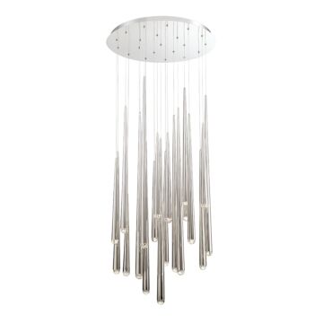 Cascade LED Pendant in Polished Nickel by Modern Forms