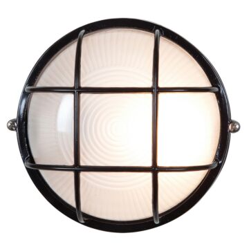 Nauticus Round Dual Mount LED Bulkhead in Black by Access Lighting