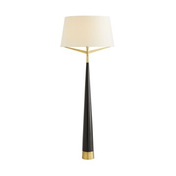 Elden One Light Floor Lamp in Black by Arteriors