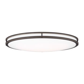 Mahone 1-Light LED Flush Mount Ceiling Light in Antique Bronze