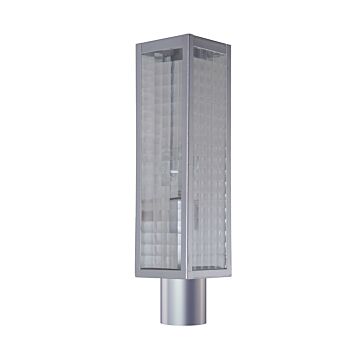 Deka One Light Post Mount in Chromite by Craftmade