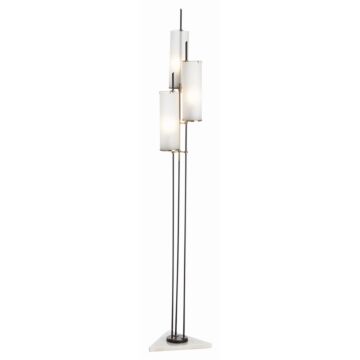 Stefan Three Light Torchiere in Black by Arteriors