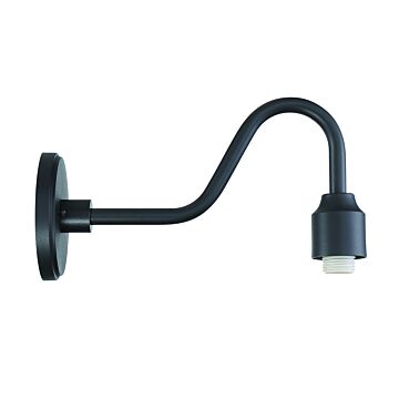 The Great Outdoors 9 Inch RLM Lighting Wall Mount in Black