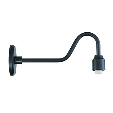 The Great Outdoors 9 Inch RLM Lighting Wall Mount in Black
