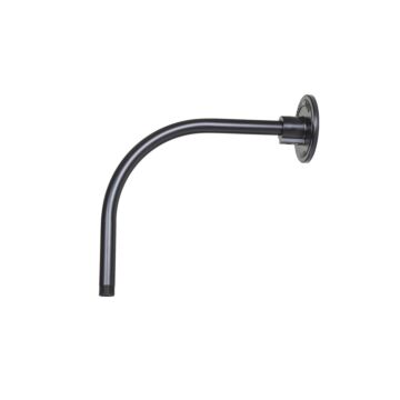 R Series Goose Neck in Aluminum Satin Black by Millennium Lighting
