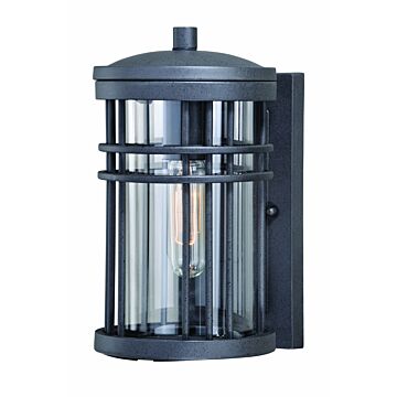 Wrightwood 1-Light Outdoor Wall Mount in Vintage Black