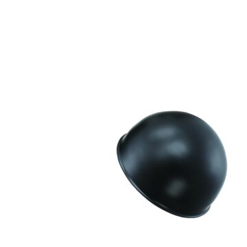 The Great Outdoors 8 Inch RLM Lighting Shade in Artisan Black with Silver Accents