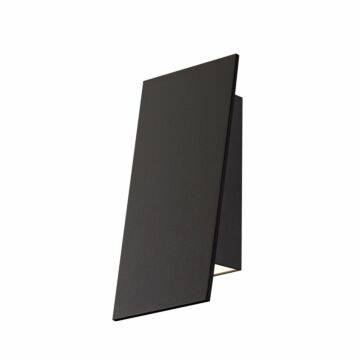 Angled Plane LED Wall Sconce in Textured Bronze by Sonneman