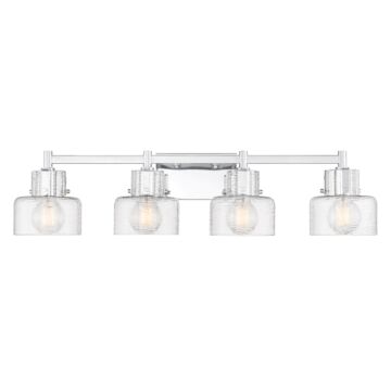Dover 4-Light Bathroom Vanity Light in Chrome