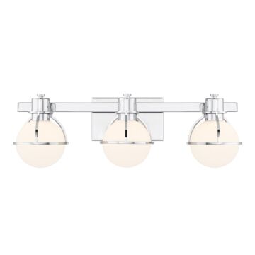 Pierce 3-Light Bathroom Vanity Light in Chrome