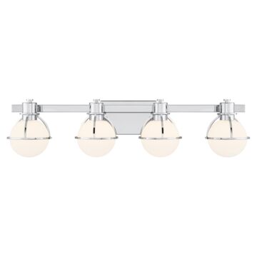 Pierce 4-Light Bathroom Vanity Light in Chrome