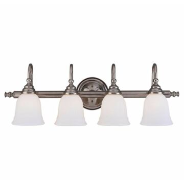 Savoy House Brunswick 4 Light Bathroom Vanity Light in Chrome