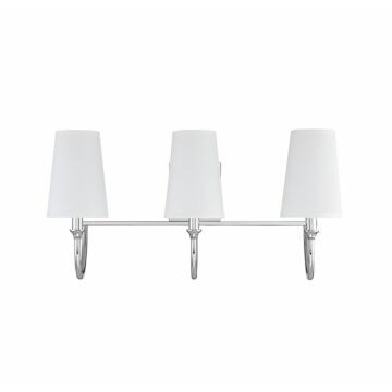 Savoy House Cameron 3 Light Bathroom Vanity Light in Polished Nickel