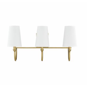 Savoy House Cameron 3 Light Bathroom Vanity Light in Warm Brass