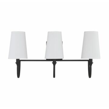 Savoy House Cameron 3 Light Bathroom Vanity Light in Matte Black