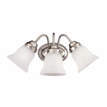 Savoy House Brighton 3 Light Bathroom Vanity Light in Satin Nickel