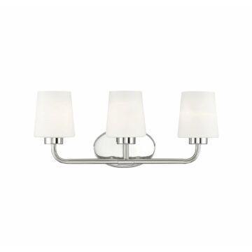 Capra Three Light Bath Bar in Polished Nickel by Savoy House
