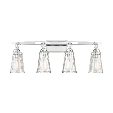 Albany Four Light Bath Bar in Polished Chrome by Savoy House