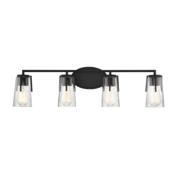 Sacremento Four Light Bath Bar in Black by Savoy House