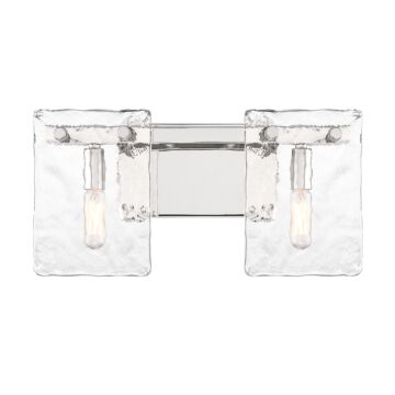 Genry Two Light Bathroom Vanity in Polished Nickel by Savoy House