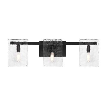 Genry Three Light Bathroom Vanity in Matte Black by Savoy House