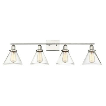 Drake Four Light Bath Bar in Polished Nickel by Savoy House