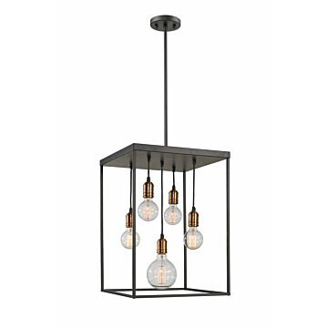 Z-Lite Troubadour 5-Light Pendant Light In Bronze