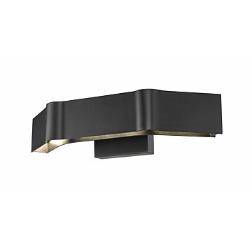 Z-Lite Arcano 1-Light Wall Sconce In Matte Black