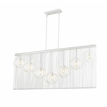 Z-Lite Contour 7-Light Chandelier In White