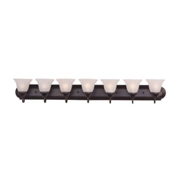Essentials   801x Seven Light Bath Vanity in Oil Rubbed Bronze by Maxim