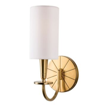 Mason One Light Wall Sconce in Aged Brass by Hudson Valley