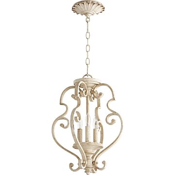 San Miguel Three Light Dual Mount in Persian White by Quorum International