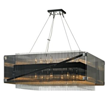 Apollo  Chandelier in Bronze Polished Chrome by Troy Lighting